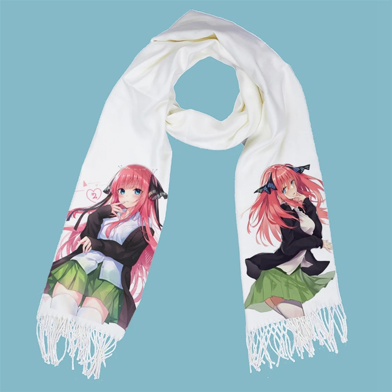 

Шарф Накано ичика Nino Yotsuba Itsuki, шарф, шейный платок, костюм для косплея на Хэллоуин, 185 см