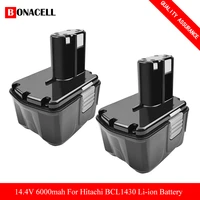 6000mah rechargeable power tool battery for hitachi 14 4v eb1414s eb14b eb1412s 324367 eb14s ds14dl dv14dl cj14dl ds14dvf3 l50