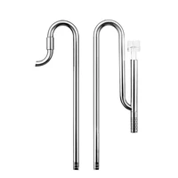 stainless steel lily pipe aquarium filter inflow outflow fish water plant tank landscape accessories ada style