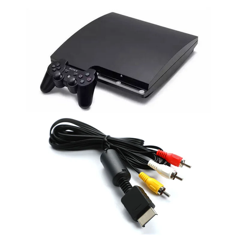 Игровой AV-кабель аудио-и видеокабель для PS2 3 аксессуары консоли | Электроника