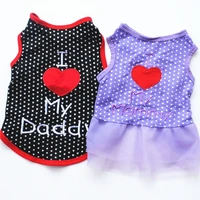 cute letters dog clothes dogs chihuahua teddy pets clothing dog jacket spring polka dot dog coat puppy clothes for small dog
