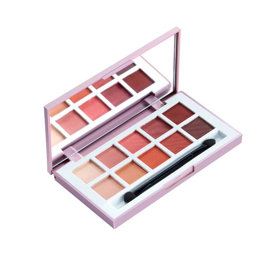 10 цветов палитра теней для век водостойкая не Цветущая матовая латины Обнаженная