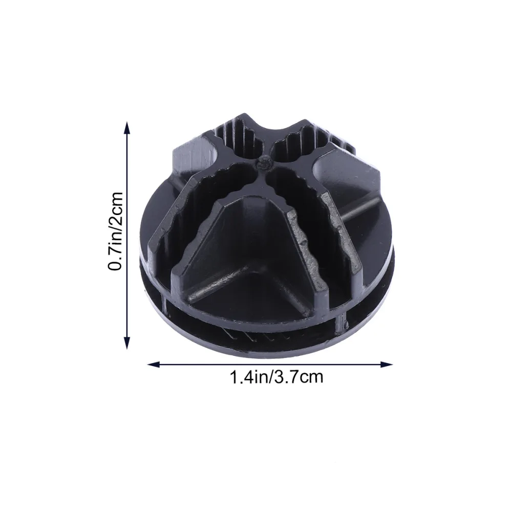 

20 Pcs Wire Cube Connectors for Cube Storage Shelving and Cabinet Modular Organizer Closet Clasp Buckle Clip (Black)
