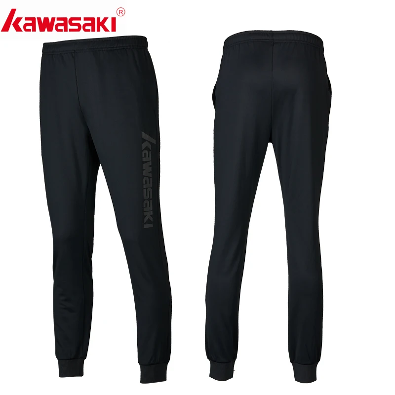 Kawasaki, мужские спортивные штаны, штаны для бадминтона, тренировочные штаны, быстросохнущие, для фитнеса, дышащие, для бега, тенниса, ткань, LP-S1501, LP-R1514