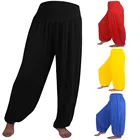 Брюки-султанки женские эластичные свободные, повседневные Мягкие штаны из модала и хлопка со средней талией, Прямая поставка, бесплатная доставка, большие размеры 3xl, # J30