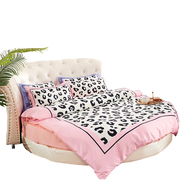 100% тутовая шелковая круглая кровать 4 шт. покрывала для дома здоровья стандартная