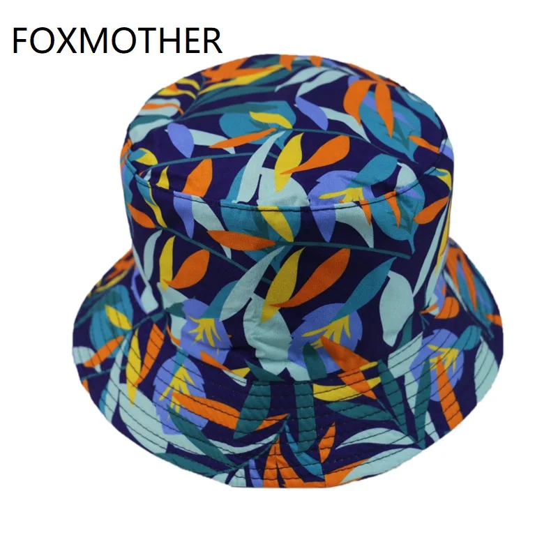 FOXMOTHER новая разноцветная ветка с листьями для дерева принтом Панама шапки