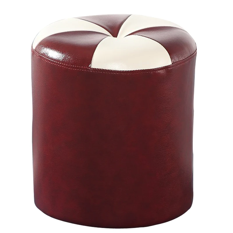 Европа Америка знаменитая натуральная кожа Топ круглый табурет курган диван