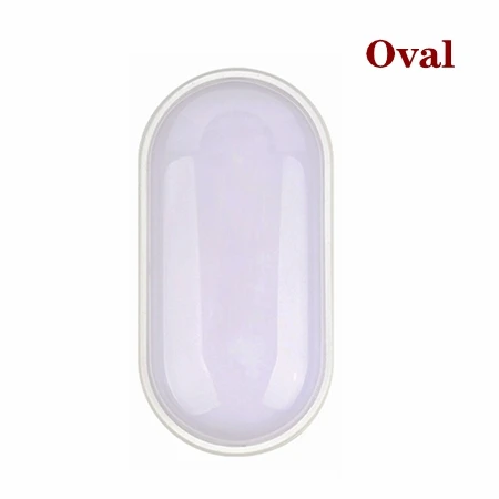 Oval Водонепроницаемый круглый Овальный 16 Вт 20 Вт светодиодный влагостойкий потолочный настенный светильник IP65 внешние Настенные светильники для ванной кухни коридора двора - Цвет абажура: Oval