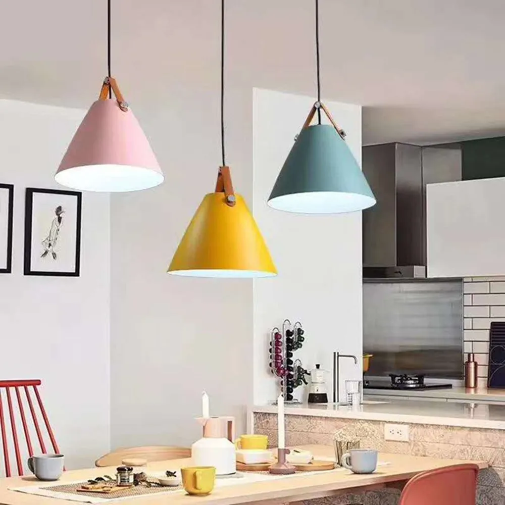 [DBF]Nordic LED подвесные светильники для столовой подвесной светильник современный