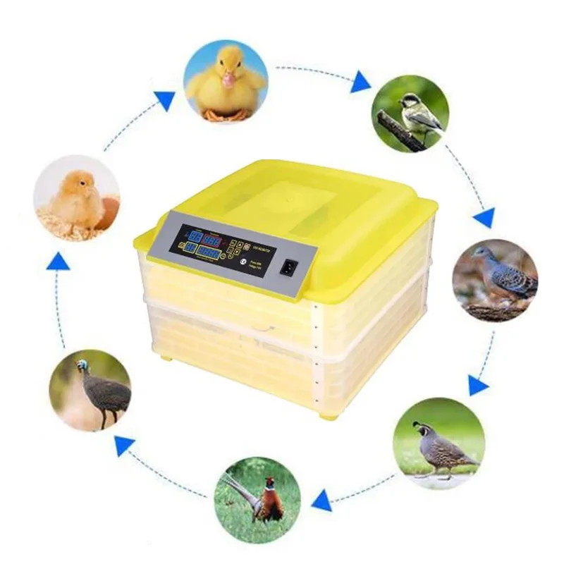 Новинка автоматический инкубатор 220 В 12 яиц ёмкость инкубатора с контролем