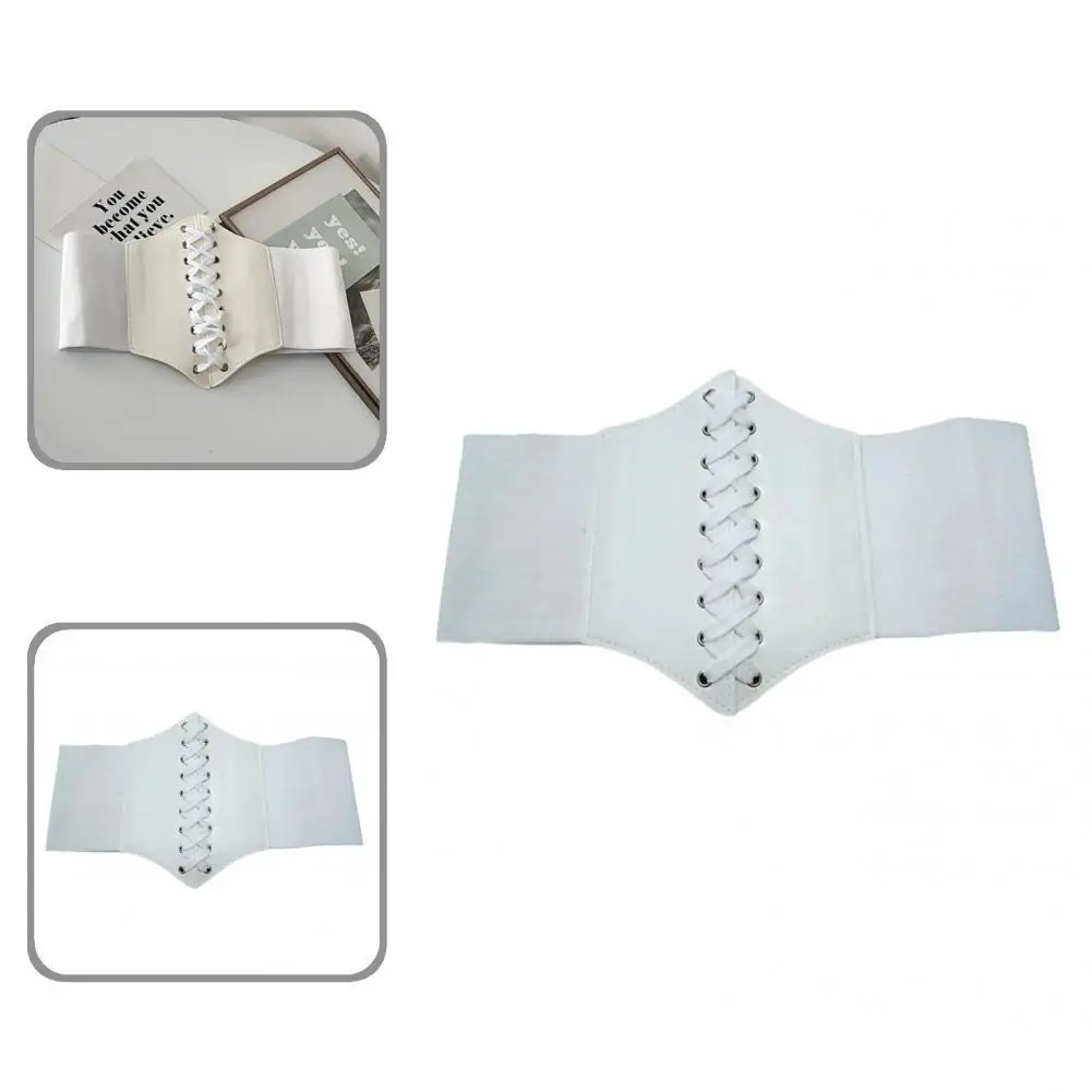 

Solid Color Comfy Elastic Tight High Waist Waist Band for Outside Wear