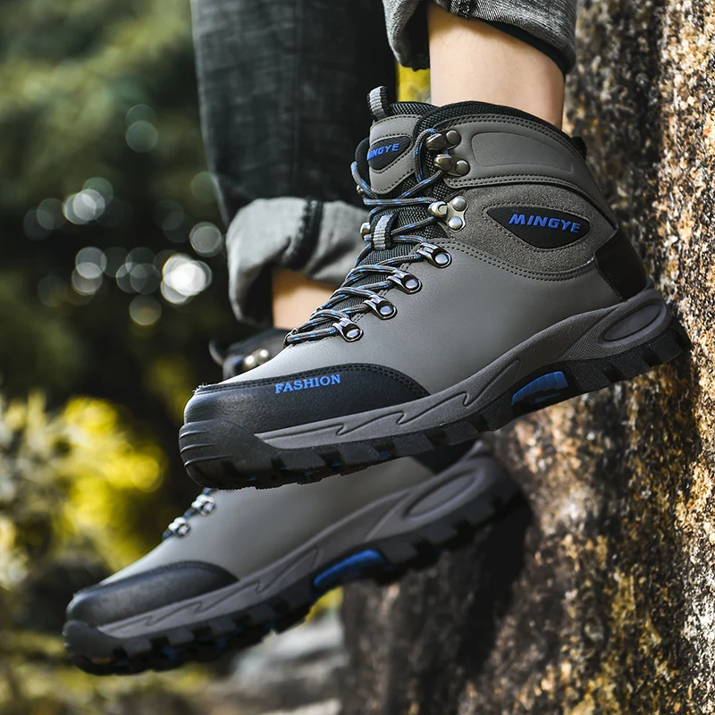 

High Quality Men's Hiking Sneakers Wear-resistance Male Sports Trekking Shoes Waterproof Mountain Climbing Footwear Otr Walking