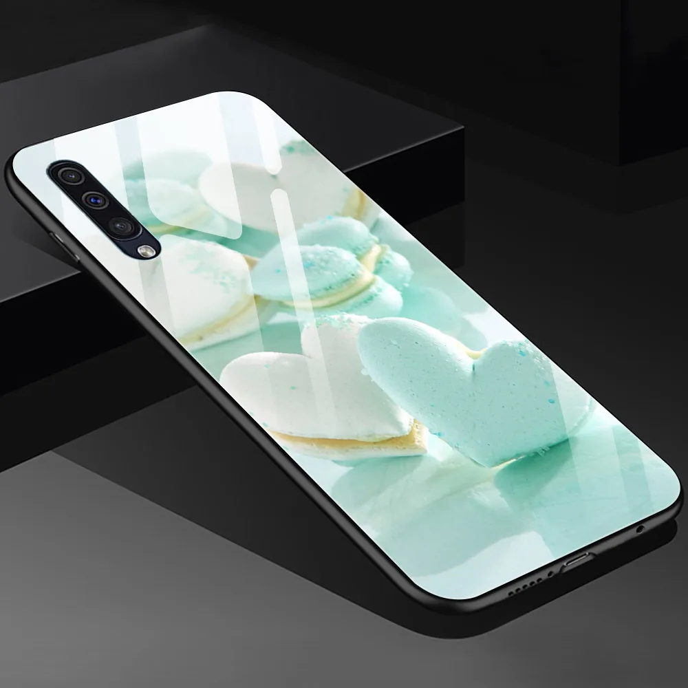 

Funny Food Case For Samsung A50 A70 A20 A40 A51 A71 A20E S10 S20 S9 S8 S7 Edge Ultra Puls Note 10 9 8 Plus Tempered Glass Cover