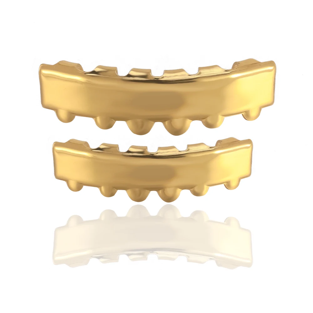 

2020 new Unisex Top Bottom Mouth Gold Color Silver Color Black Rose gold color luxurious Tooth Caps Removable Dental Jewlry