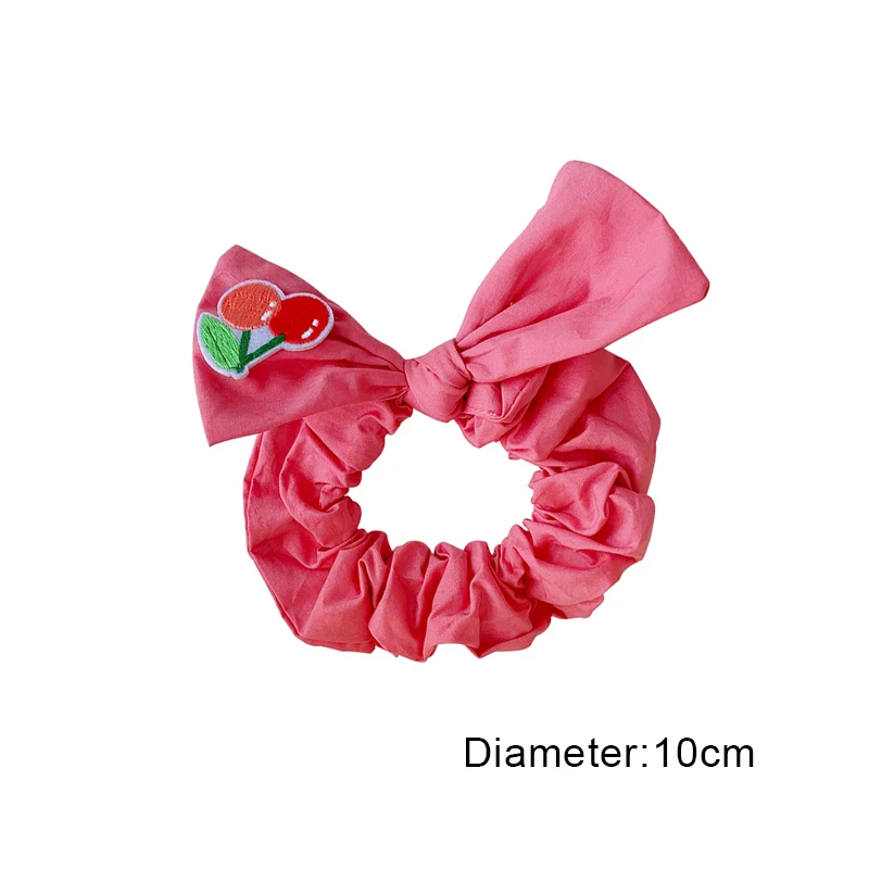 

Fashion Print Hair Scrunchie Bowknot Hair Rope for Women Girls Ponytail Holder Hair Ties Elastic Hair Bands Hair Accessories New