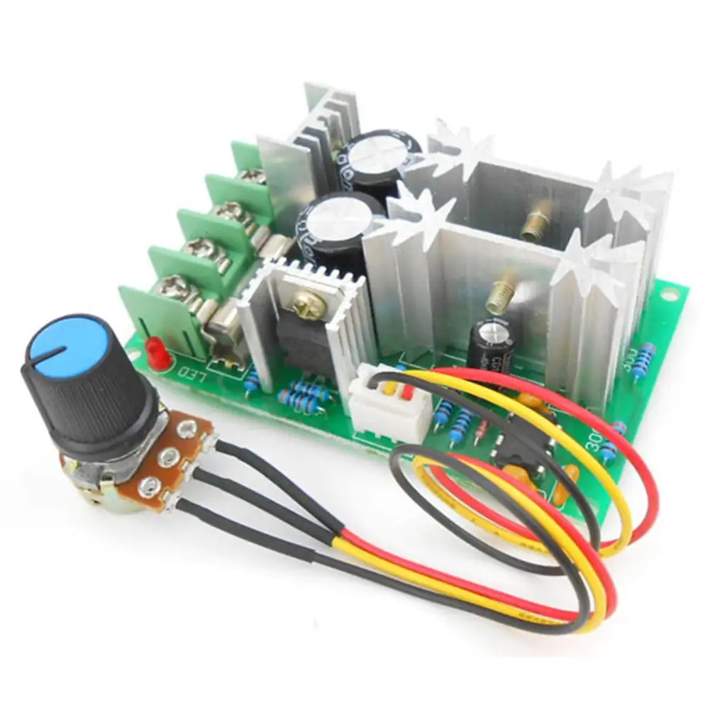 Hot Sale DC Motor Speed Controller 12/24/36/48V High Power Drive Module PWM Universal Governor | Инструменты