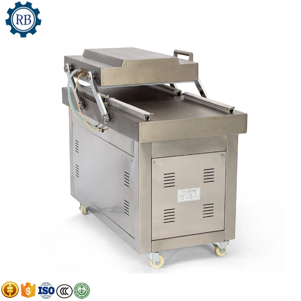 Энергосберегающая двухкамерная автоматическая вакуумная упаковочная машина