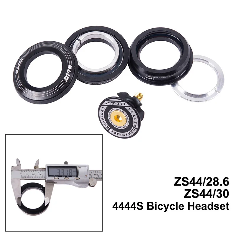 

ZTTO Bicycle Built-in Bearing Headset ZS44/28.6 For Straight Tube Mountain Bike Bearing Headset For Casco Ciclismo