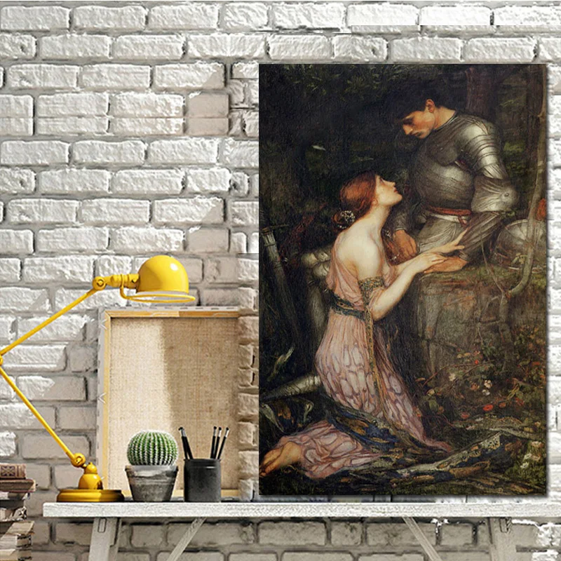 Картина маслом Lamia and the Soldier на холсте в скандинавском стиле | Дом и сад