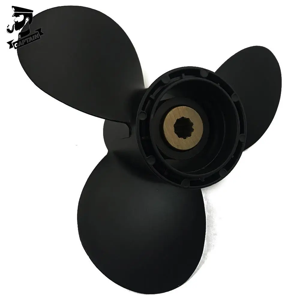 Captain Propeller 9 1/4x12 58100-89L50-019 Fit Suzuki Outboard Engines DF9.9B DF15A DF20A Aluminum 10 Tooth Spline RH | Автомобили и