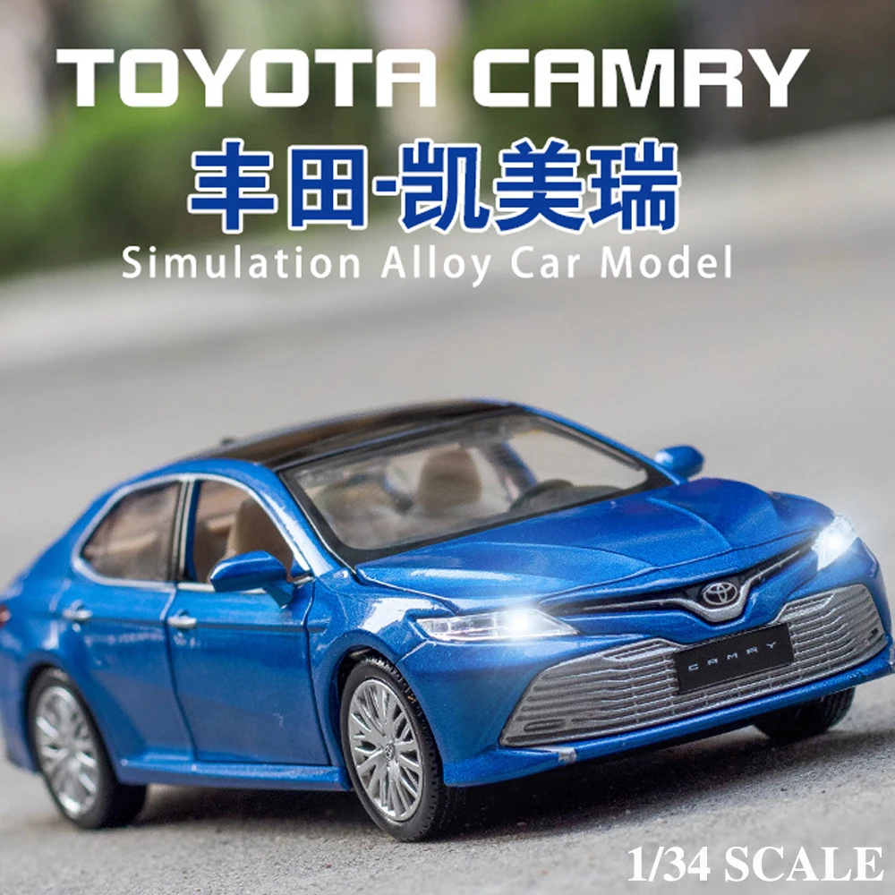 

Miniature Diecast 1:34 Alloy Car Model 8th Generation TOYOTA CAMRY Metal Vehicle Collection for Children's Gift Birthday Toy
