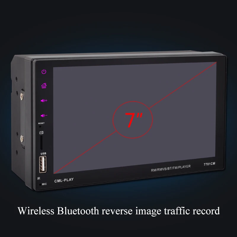 Автомагнитола 2 DIN с сенсорным экраном 9 языков 7 дюймов Bluetooth MP4 FM/TF/USB|car stereo mp5|2 din