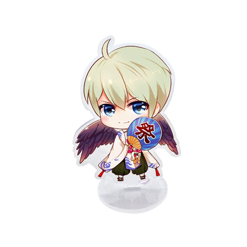 8 см Onmyoji мультфильм косплей акриловый брелок Ibaraki hakurou милые Подвески ювелирные