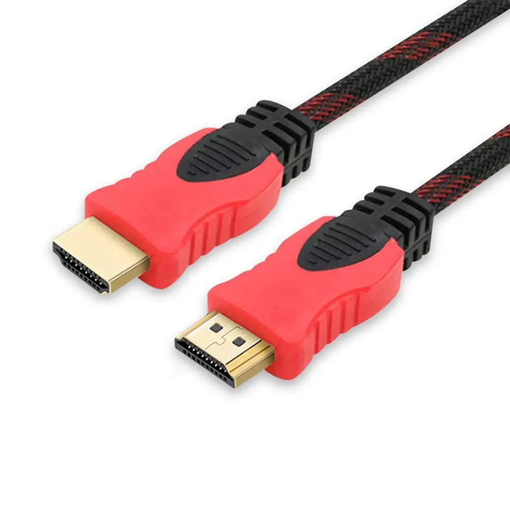 

HDMI-совместимый кабель с позолоченным высокоскоростным кабелем 150/300 см Plug Play, видеокабель для проектора HDTV для ноутбука