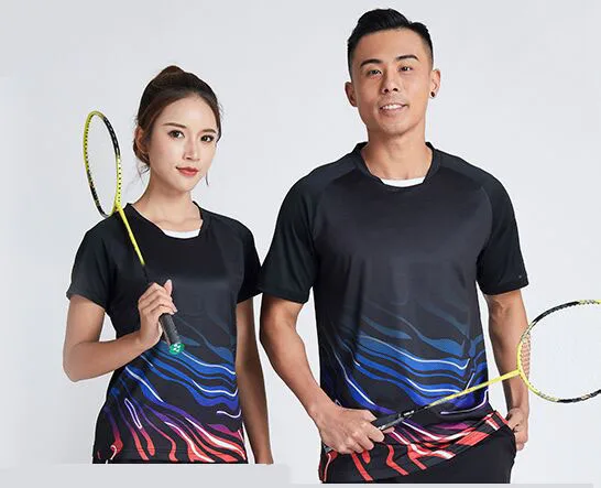 2021 New Women's Tennis T Shirts , Female Quick Dry Badminton Kit , Girl Sportwear Clothes Yellow Table Jerseys , Running Shirt