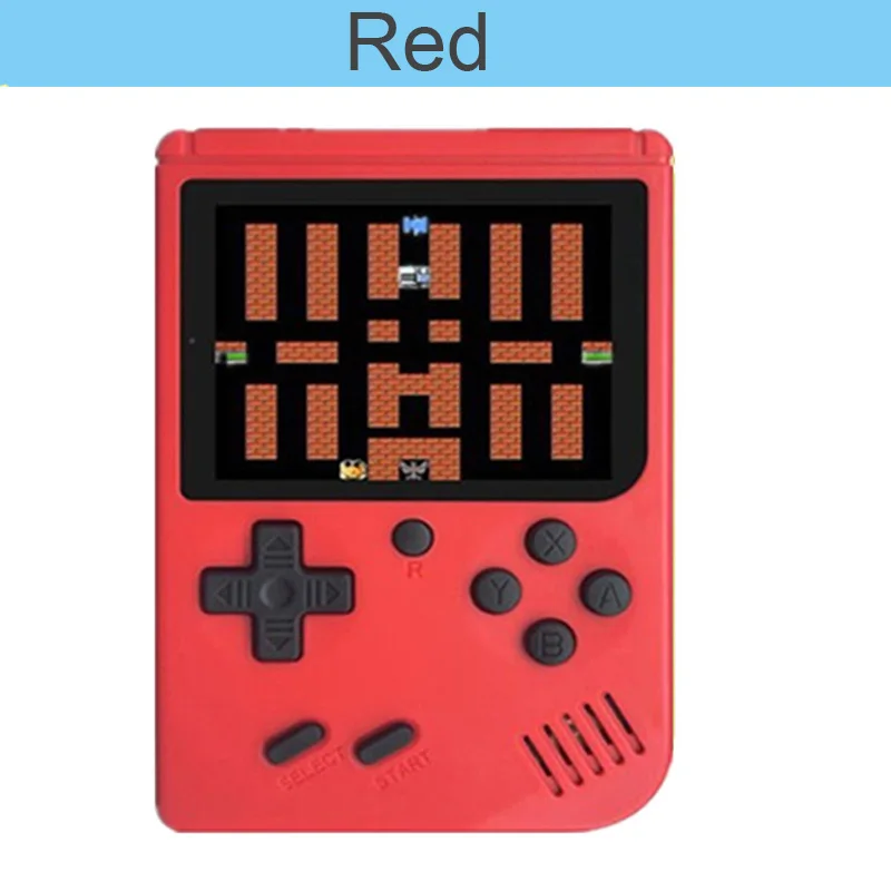 Red Новая портативная игровая консоль встроенный 168 Ретро игры 8 бит консоль 3,0 дюймов портативный игровой плеер мини игровая консоль ребенок Ностальгический - Цвет: Red