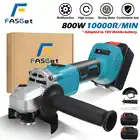 298VF 100 мм Беспроводная бесщеточная угловая шлифовальная машина с 12 батареями деревообрабатывающие электрические инструменты для полировки резки вилка EUUS