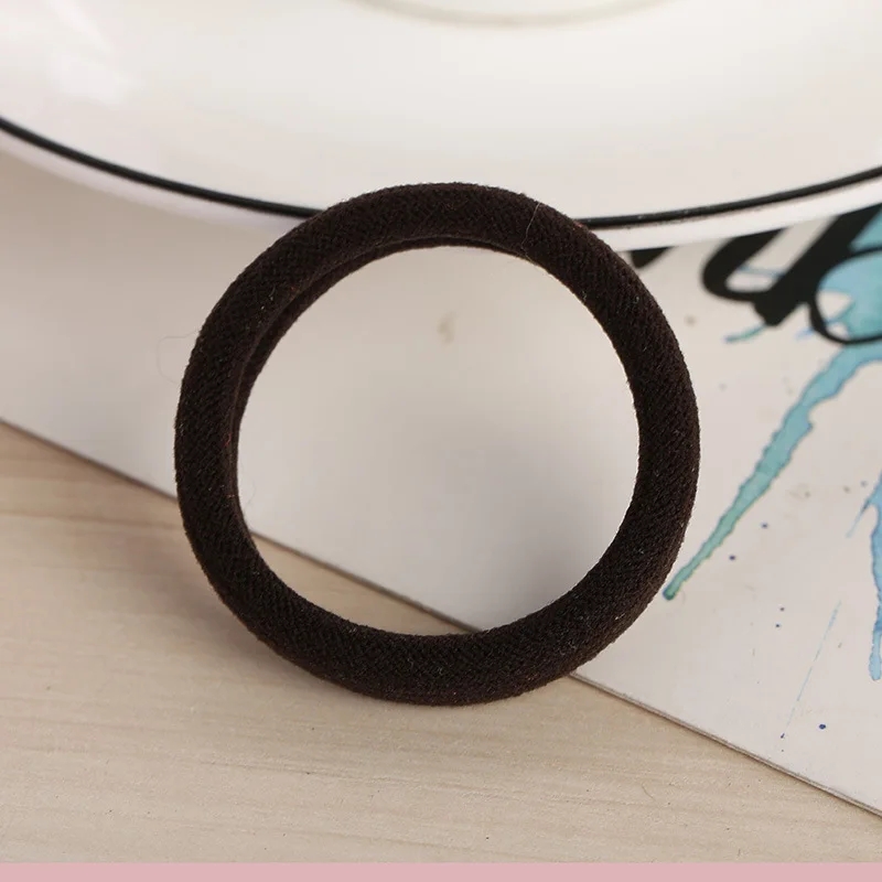 10 шт. Женская эластичная лента для волос 4 см цвета нейлоновые галстуки повязка на