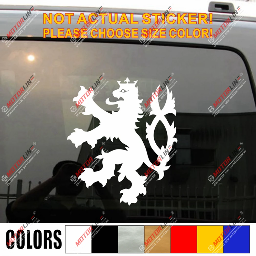 Чешская Республика наклейка с Львом чешский автомобиль виниловый цвет выбор