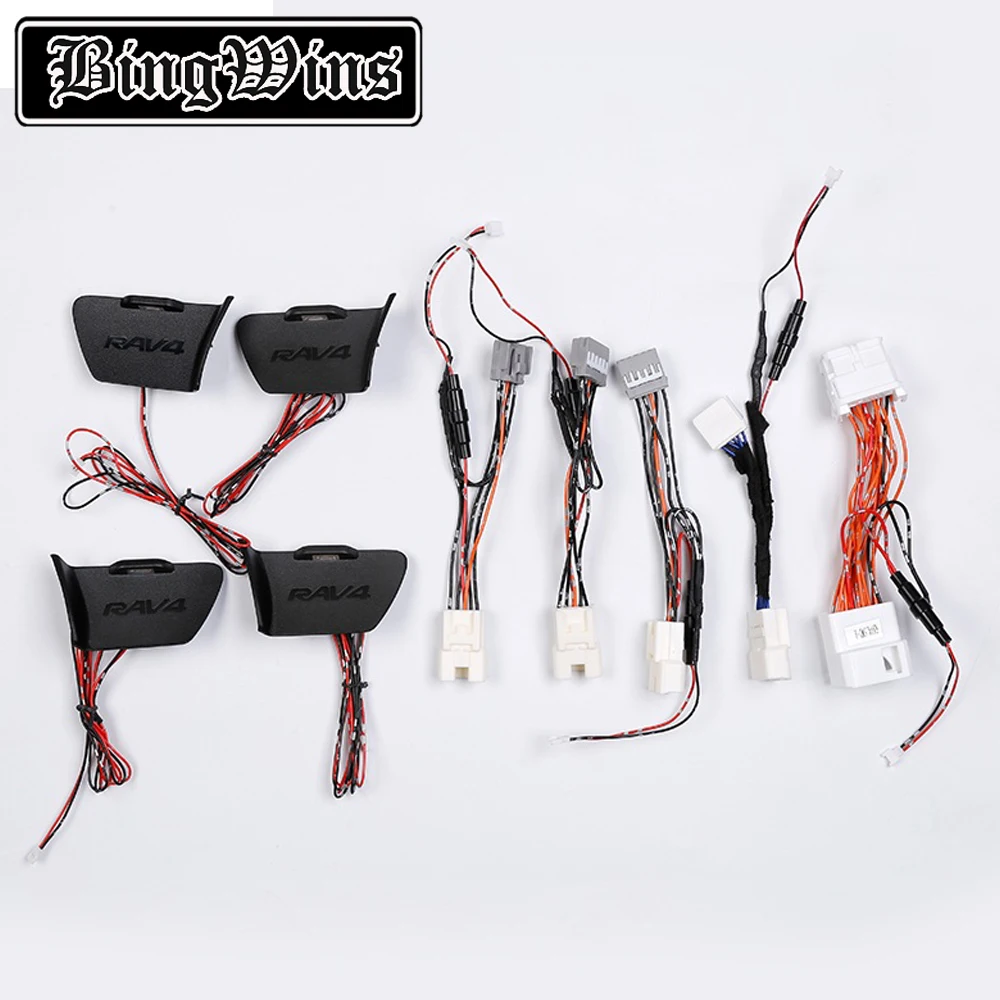 

Car styling For Toyota RAV4 2014-2019 inner door bowl lamp inner handle atmosphere lamp