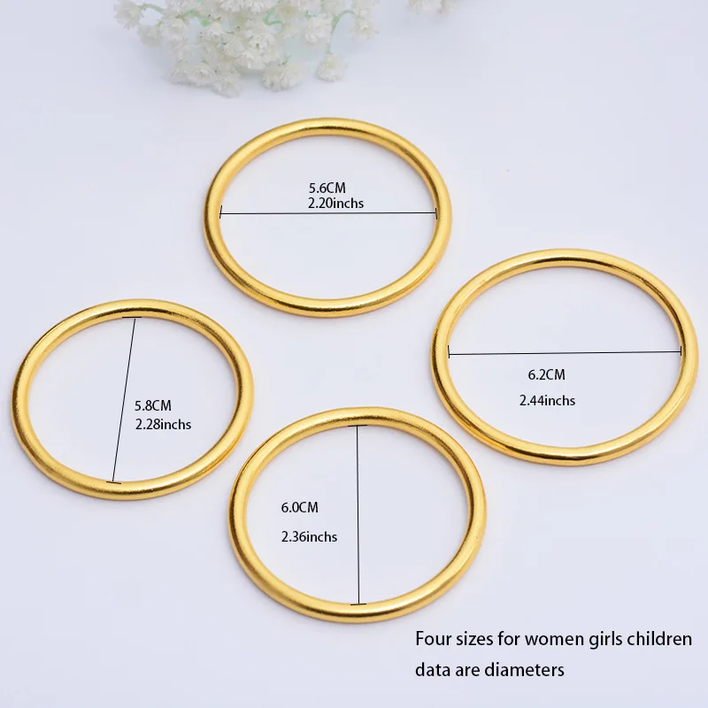 24 K Fine Gold GF браслет в дубайском стиле Африка Арабские украшения 4 шт. сборка Мода Дубай абразивный взрывной браслет ювелирные изделия