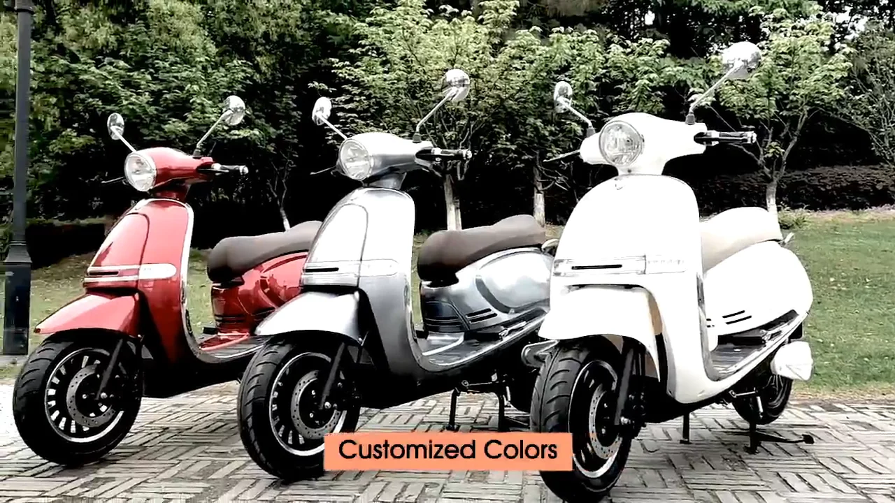 

EU Warehouse Two Person 26AH Lithium Battery 3000W Motor Powerful Adult Electric Motorcycle with Kick Stand Electric Scooters