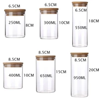 candy jar for spices glass transparent container glass jars with lids cookie jar kitchen coffee beans spices box sorting storage