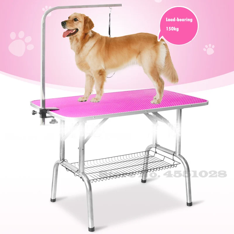 Складной стол для груминга домашних животных LK668 из нержавеющей стали 30%