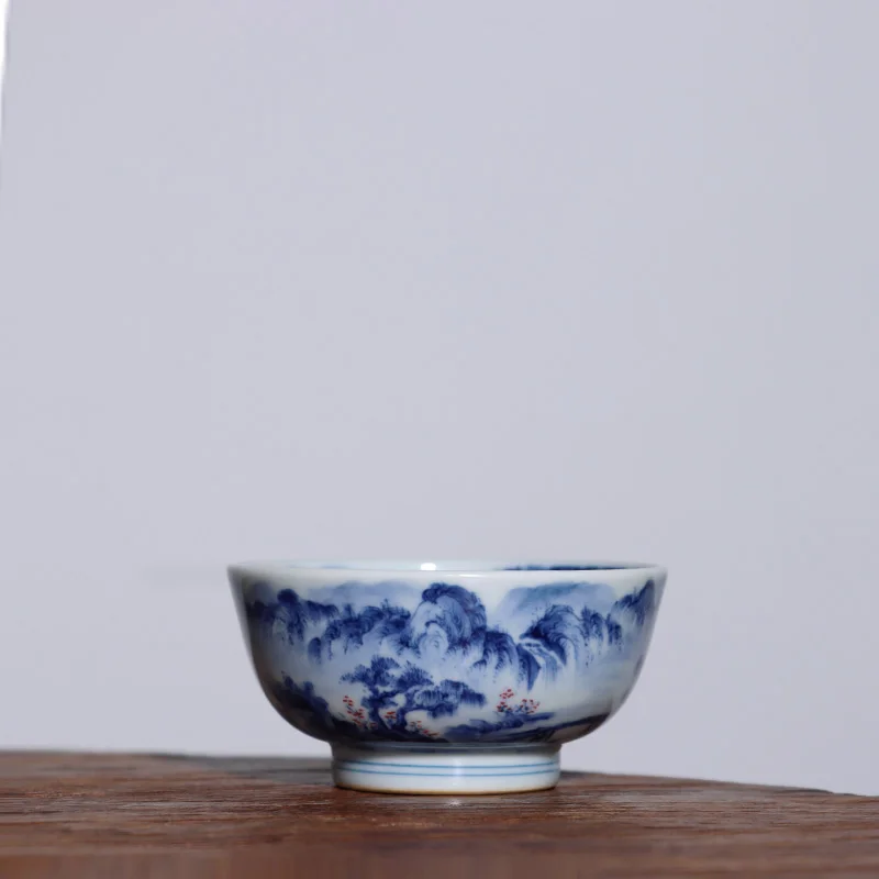 JingLin taza de paisaje oculto de 130 cc y larga concepcion art&iacute;stica-1