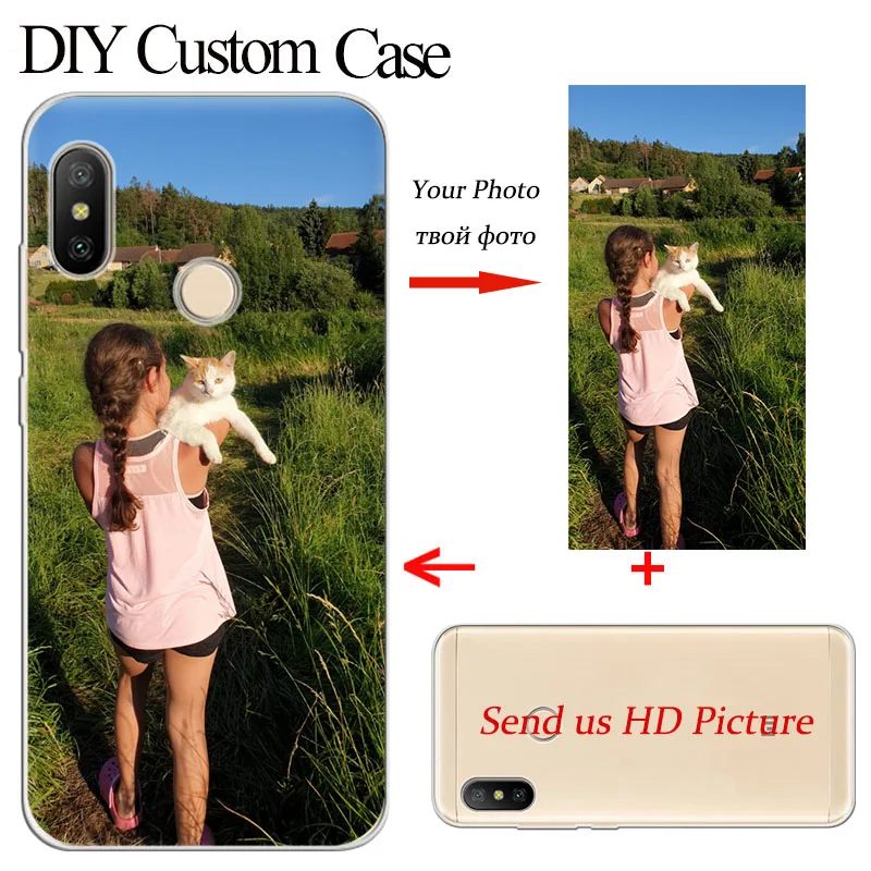 Чехол для телефона Xiaomi 8 F1 X2 A1 A2 A3 Note10 Lite Mix Black Shark Photo Custom DIY, мягкие чехлы для redmi K20 K30 GO 4a Note 5 4