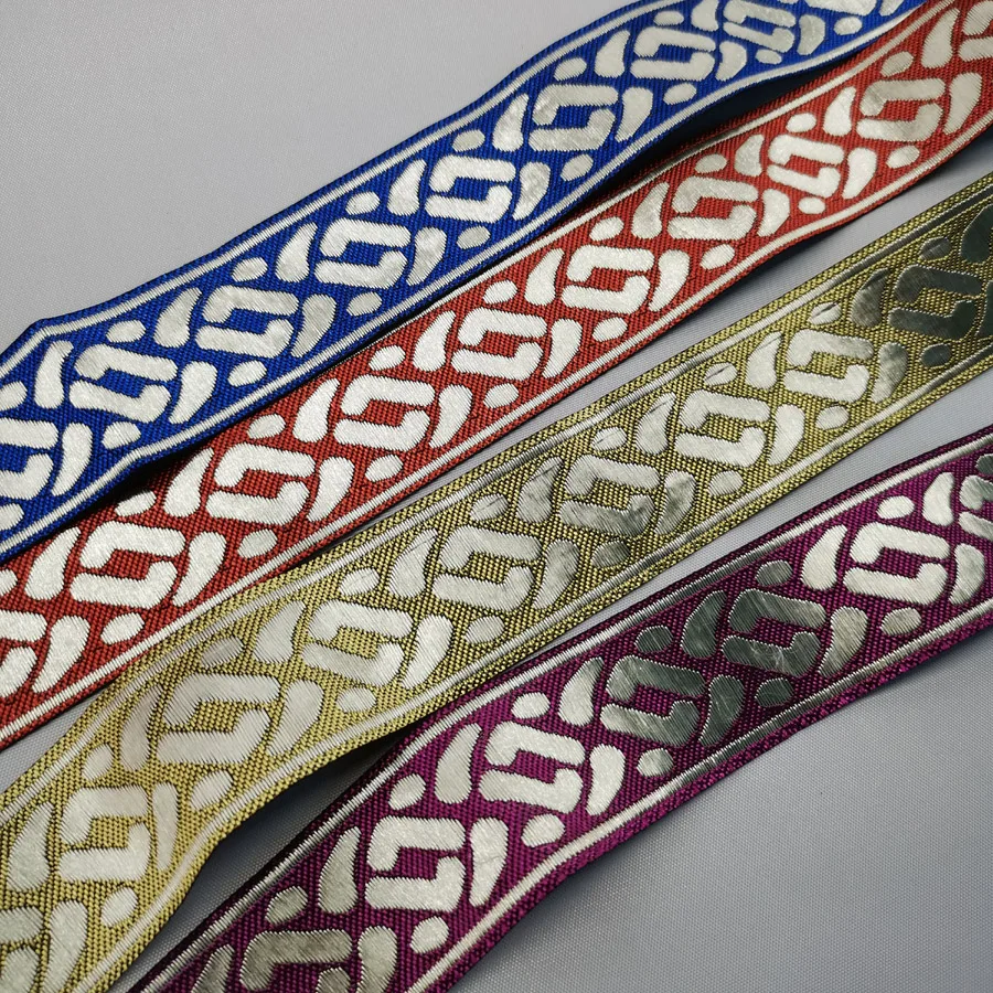 Жаккардовый этнический тканый шнур ленточный сделай сам 5 ярдов ремень для