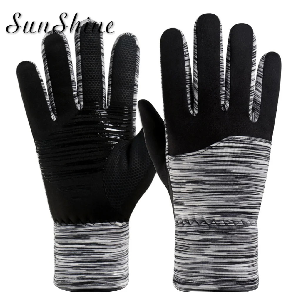 Теплые лыжные перчатки для мужчин и женщин зимние флисовые водонепроницаемые