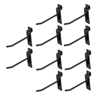 10pcs slat hooks 14 inch thick panel display hooks commercial grade slat hooks for panels for store retail display