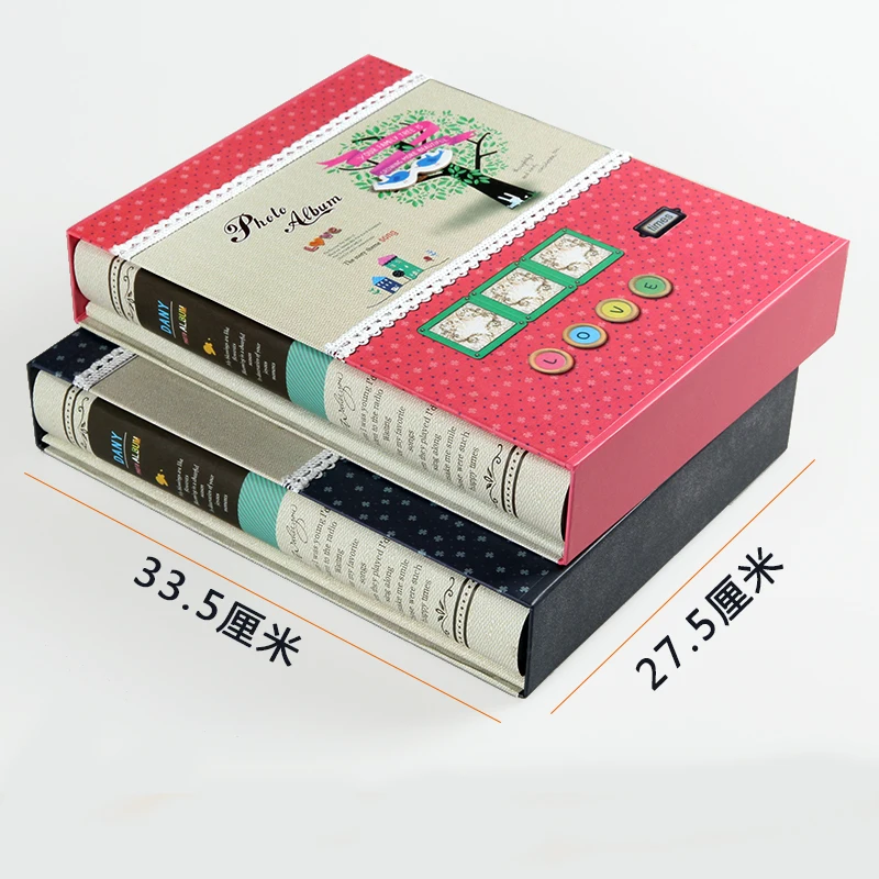 Альбом 8 дюймов 200 в наборе семейный альбом для роста ребенка этот большой емкости