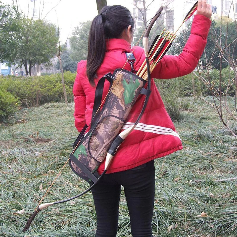 

Archery Arrow Quiver Holder Shoulder Bag Hip Waist Pouch Large Capacity Bow