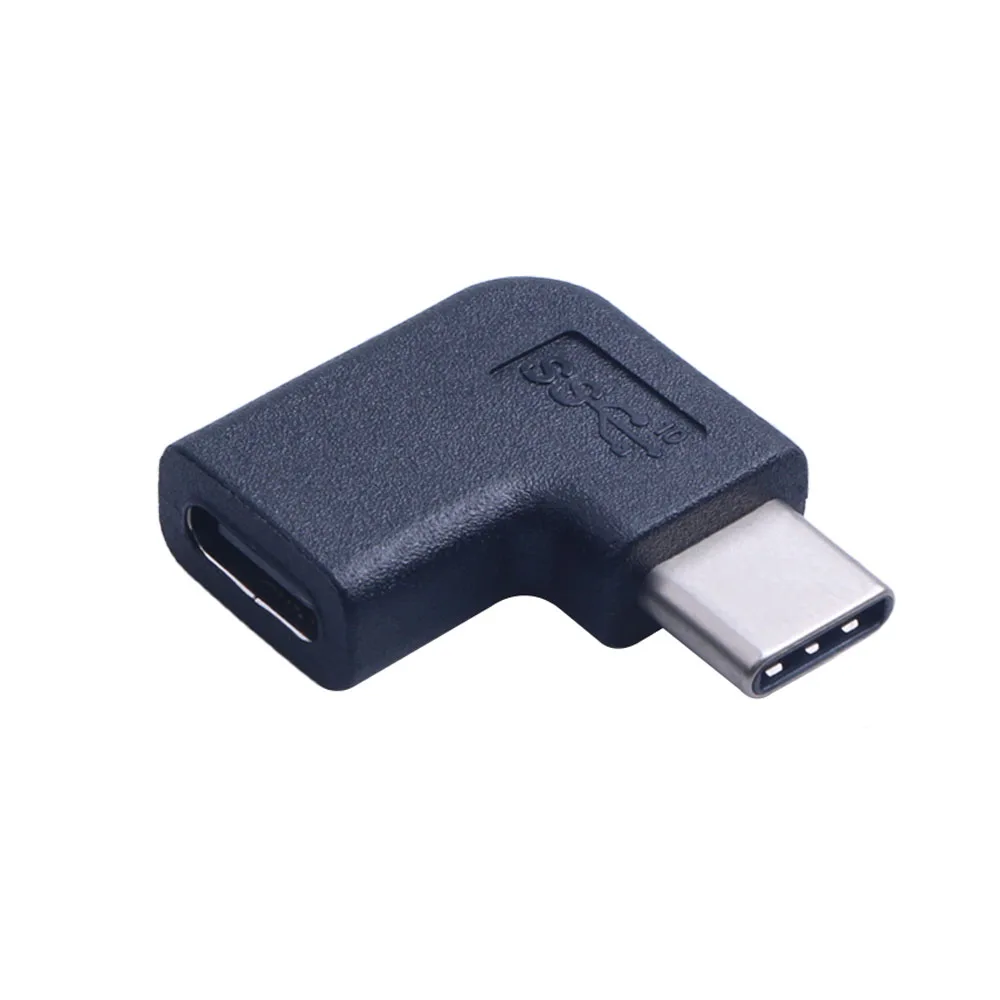 USB адаптер под прямым углом 90 градусов 3 1 Type C переходник типа Папа мама USBC