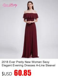 Robe De Soiree Ever Pretty женские элегантные вечерние платья винтажные атласные кружевные вечерние платья с рукавом три четверти