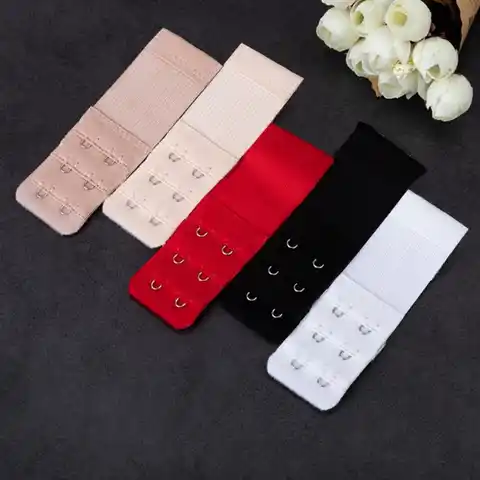 Bra Buckle 3 Rows And 2 Buckles Extender For Women's Elastic Bra Strap Hook Clip Expander Underwear Extenders Adjustable