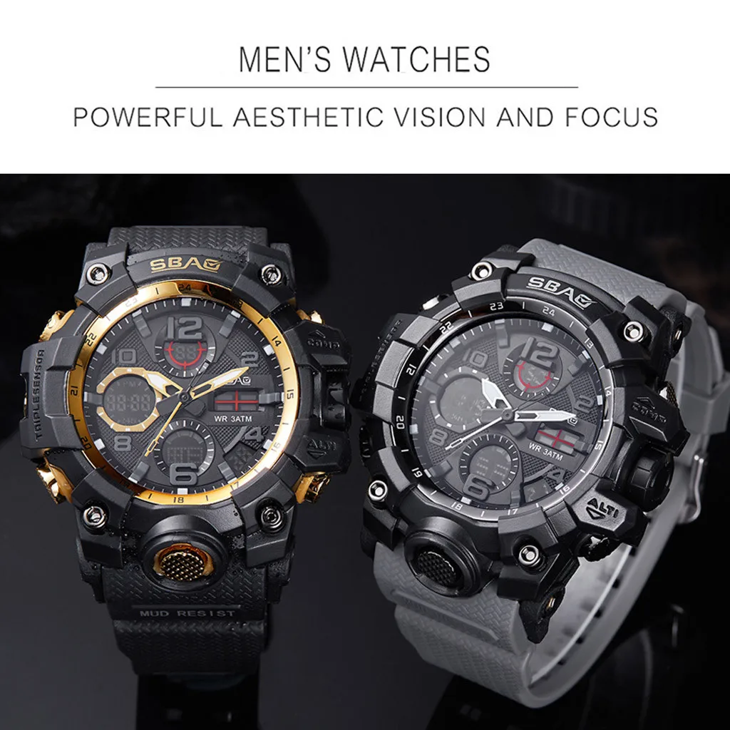 

Sport Watch Men Digital LED Electronic Watches TPU Quartz Wristwatches Fitness Leisure Electronics Watch Digital Relojes Hombre